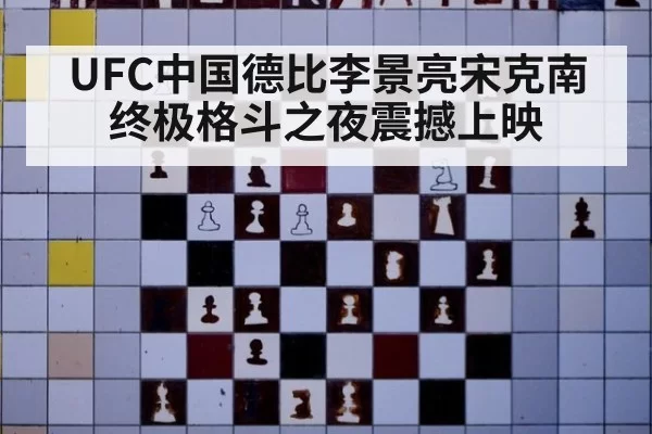 UFC中国德比李景亮宋克南终极格斗之夜震撼上映